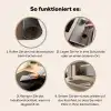 Bruin - Roze - Patroon Inductie beschermer vinyl 3mm middel 274 -tsfeer9_DE