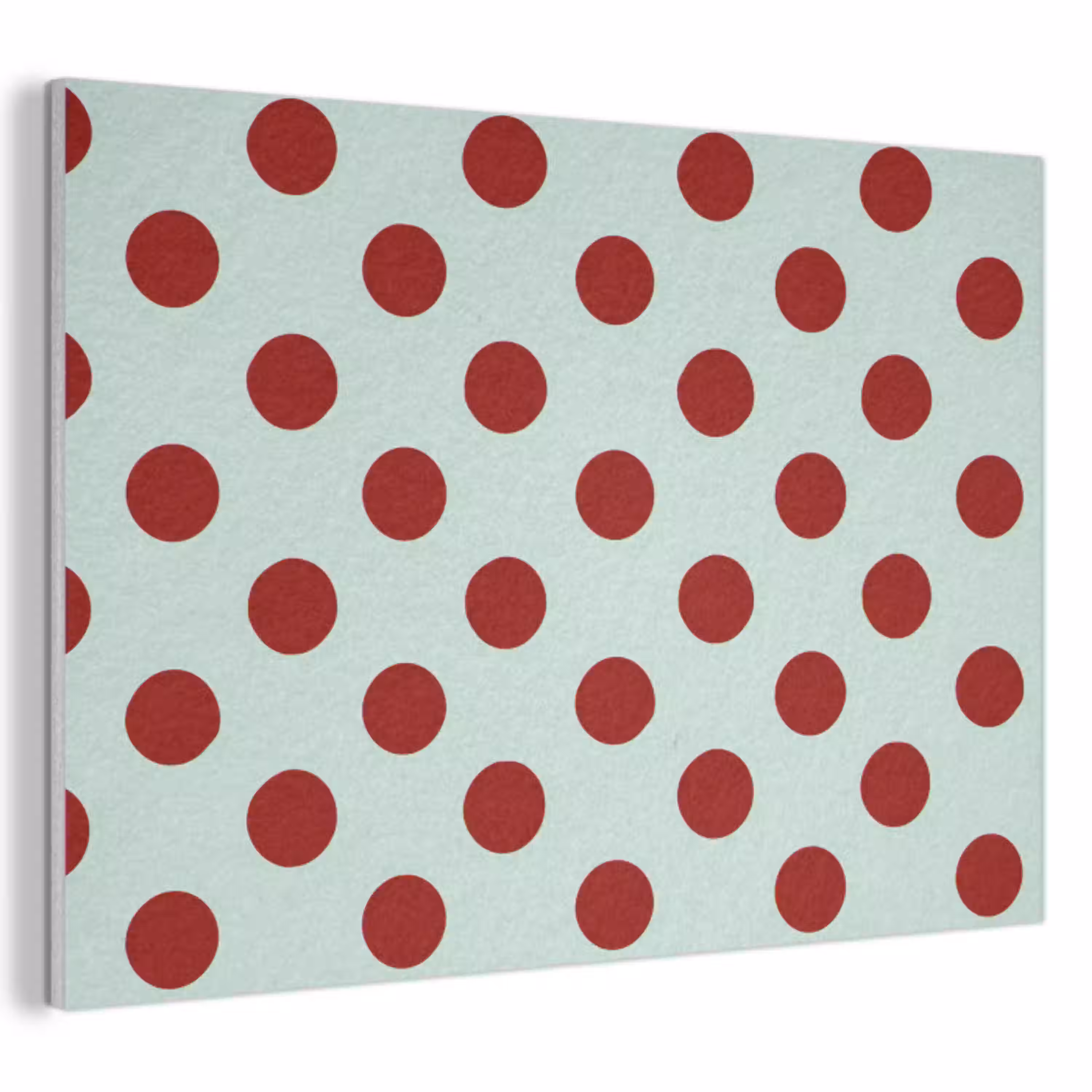 Polka - Dots - Rood PET vilt klein 837 -3d