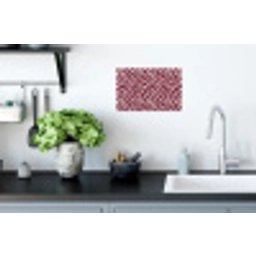 Zebra - Motief - Bordeaux - Rood Muursticker klein 286 -keuken