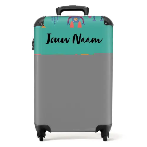 Robo rave NBS - Handbagage koffer - Kinderen Unisex middel -productfoto_recht