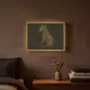 Zebra - Strepen - Goud Light Box met batterij (Wandlamp) middel -sfeer4