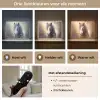 Paard - Natuur - Dieren - Bloemen - Paars Light Box met batterij (Wandlamp kind) middel -USP_lichtkleurNL
