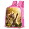 Koosje kitten Kinderrugzak - Roze middel -schuin