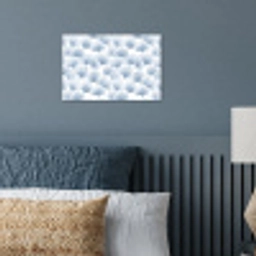 Waaier - Modern - Blauw poster papier klein 62 -sfeer2