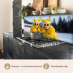 Vrouwen - Bananen - Geel keuken achterwand 2 middel -usp_DE