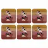 Vogels - Snavel - Abstract onderzetter kurk middel -3d