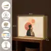 Katten - Zwart - Abstract - Cirkels Light Box met batterij (Wandlamp) middel -USP_websiteoverzichtNL