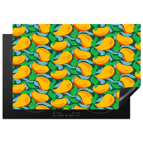 Mango - Golvende - Bladeren Inductie beschermer vinyl 3mm klein 276 -3d