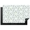 Patronen - Abstract - Groen - Geometrie Inductie beschermer vinyl 3mm klein 276 -3d
