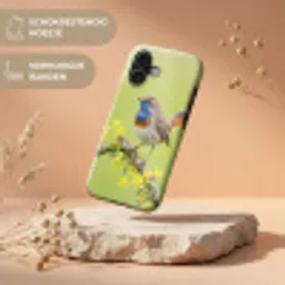 Vogel - Tak - Natuur - Kleurrijk Toughcase MagSafe Apple iPhone 17 klein -USP_RandenV_NL