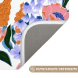 Patroon - Aquarel - Kleurrijk Badmat klein 997 -USP_AntislipDE