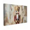 Kerst - Poppetje - Abstract canvas 2cm klein -z3d
