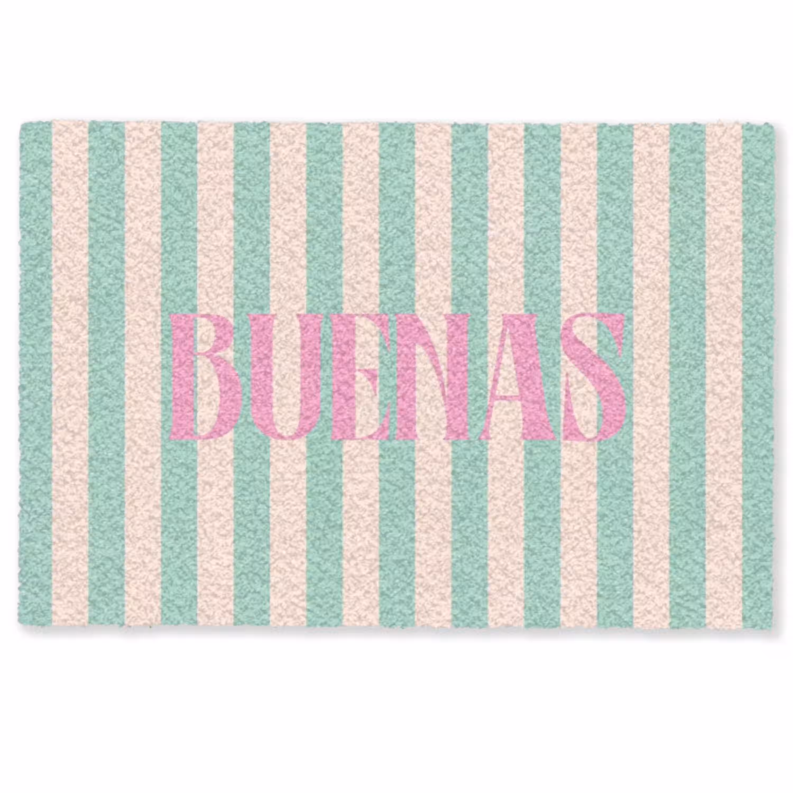 Roze - Groen - Strepen - Buenas Deurmat klein -zkaufland3d