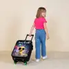 Vrolijk buitenaards wezentje Kinderkoffer - Zwart klein -sfeer1