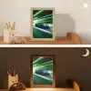 Race auto - Blauw - Groen Light Box met kabel klein -sfeer3_kind