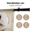 Uil - Bruin - Wit Wandkleed katoen klein -sfeer2