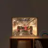 Formule 1 - Auto - Race - Goud - Jongens Light Box met batterij (Wandlamp kind) middel -sfeer1_kind