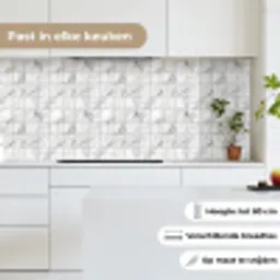 Marmer -  Tegels - Grijs - Wit keuken achterwand 2 middel 871 -sfeer4_NL
