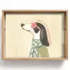 Quote - Hond - Zonnebril Dienblad Rechthoek middel -z3d_shopping