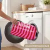 Roze - Strepen - Koffie - Maandag Badmat klein -USP_WasbaarDE