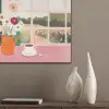 Bloemen - Koffie - Raam PET vilt klein -sfeer6_closeup