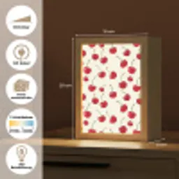 Kersen - Minimalistisch - Rood Light Box met kabel (Tafellamp) klein 925 -USP_websiteoverzichtDE