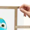 Vliegtuig - Blauw - Kinderen - Jongens Light Box met batterij (Wandlamp kind) middel -USP_websiteprintNL
