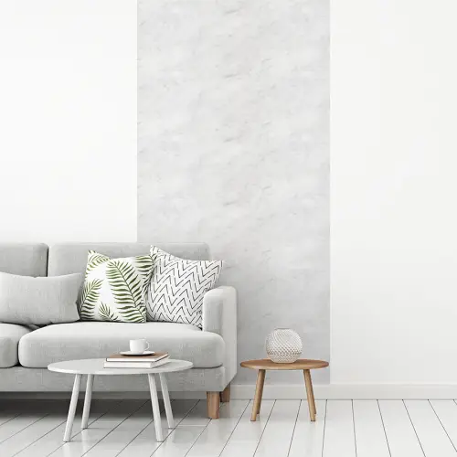 Wit - Marmer - Grijze aders fotobehang vinyl groot 64 -woonkamer