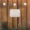 Decoratief - Labyrint - Beige tuinposter los doek klein -sfeer1