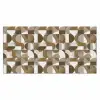 Abstract - Retro - Bruin Muismat XXL klein 681 -3d_leeg