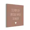 Spreuken - Quotes - Jij hebt een speciaal plekje in mijn hart aluminium wit klein -3d