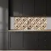 Retro - Ster - Design keuken achterwand 2 middel 871 -sfeer1