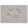 Voeten - Afdrukken - Zand poster papier klein -3d
