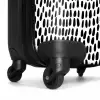 Ovale stippen op witte achtergrond NBS - Handbagage koffer - Volwassenen Unisex middel -wiel