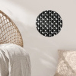 Modern - Geometrisch - Zwart Wandcirkel behangsticker klein 186 -sfeer4
