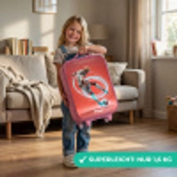 Voetbal - Jongen - Rood - Lichtcirkel Kinderkoffer - Roze klein -sfeer2_DE