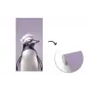 Pinguïn - Koksmuts - Lief - Paars fotobehang vinyl groot -3d
