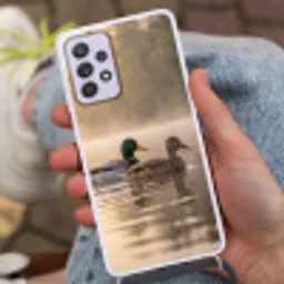 Eenden - Water - Mist - Natuur Hoesje Samsung Galaxy A52 5G met koord klein -sfeer3