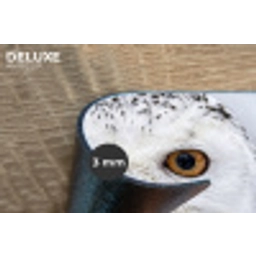 Sneeuwuil - Oog - Wildlife - Wit Placemat vinyl groot -closeup
