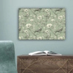 Klassiek - Botanisch - Groen canvas 2cm klein 34 -sfeer4