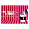Roze - Strepen - Koffie - Maandag Placemat vinyl groot -zzsfeer1_Kitchenyeah-website