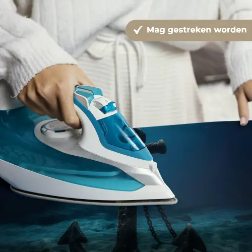 Anker - Ijzer - Zeebodem - Zand Wandkleed katoen klein -sfeer9
