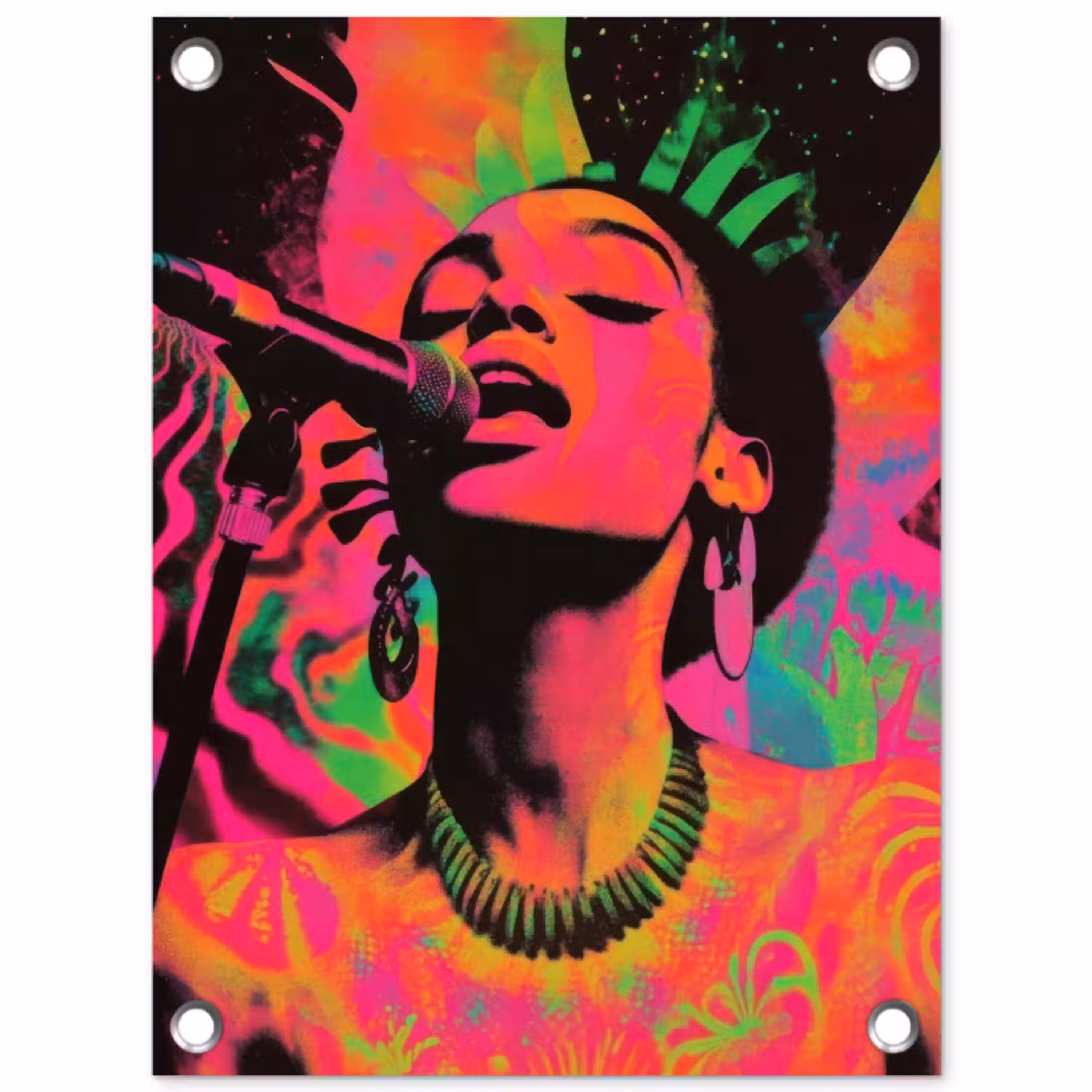 3-2-3 tuinposter los doek klein -3d