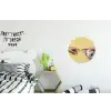 Klassiek - Kunst - Humor Wandcirkel aluminium klein -kinderkamer