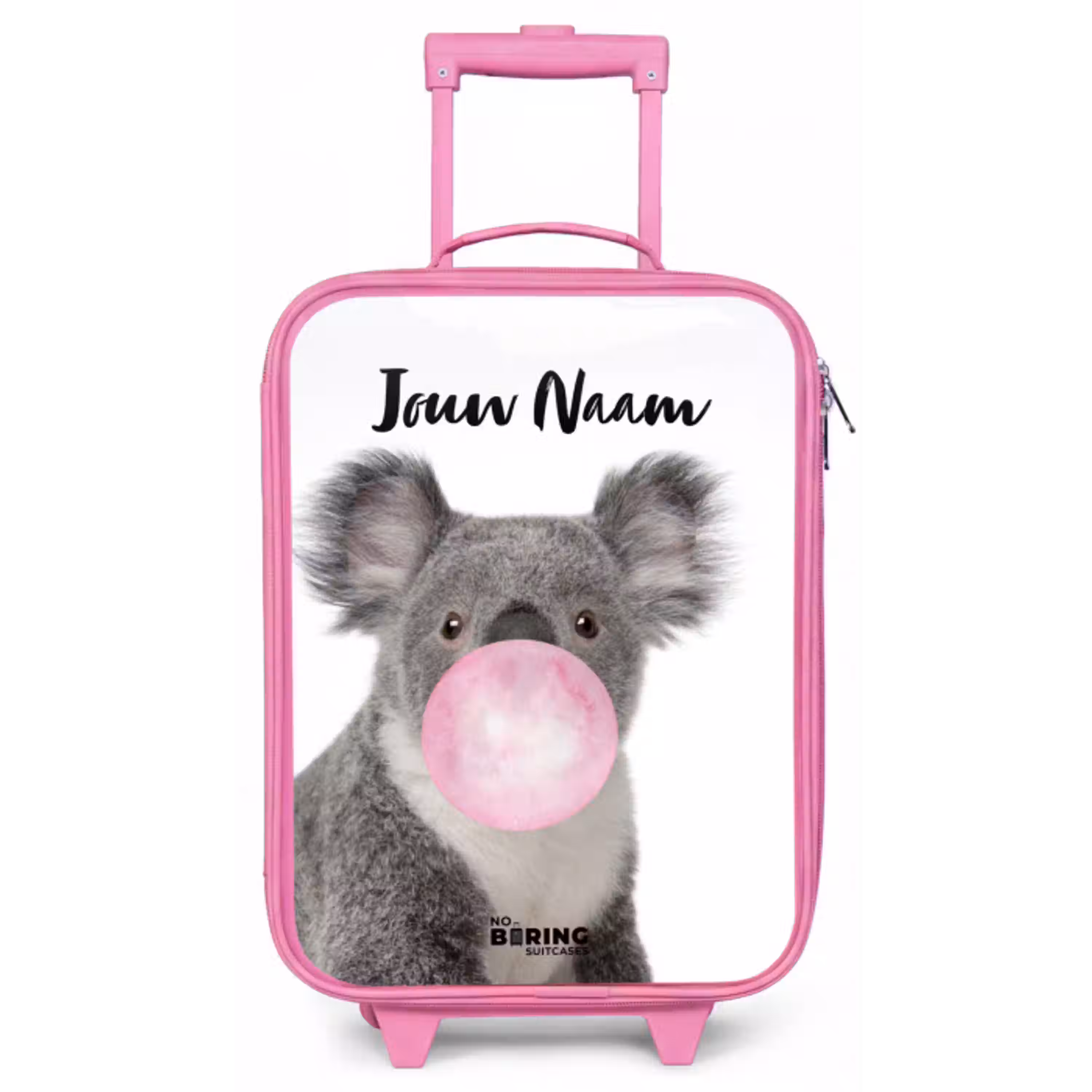 Kauwgom koala Kinderkoffer - Roze klein -zz3dotto