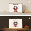 Hond - Roze - Kauwgom Light Box met batterij (Wandlamp kind) middel -sfeer3_kind