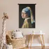 Meisje met de parel - Johannes Vermeer - Bril Wandkleed katoen klein -wsfeer5_kind