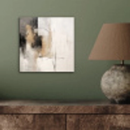 Kunst - Abstract - Grijs - Industrieel aluminium wit klein -sfeer2