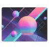Cirkels - Vlakken - Abstract - Blauw muismat rubber klein -3d