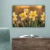 Bloemen - Geel - Wazig canvas 2cm klein -sfeer4